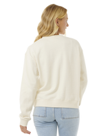 The Rip Curl Womens Hoffman Relaxed Sweatshirt in Bone