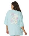 The Rip Curl Womens Cosmic Dreams Heritage T-Shirt in Light Blue