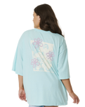 The Rip Curl Womens Cosmic Dreams Heritage T-Shirt in Light Blue