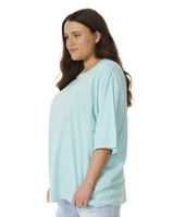 The Rip Curl Womens Cosmic Dreams Heritage T-Shirt in Light Blue