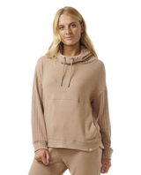 The Rip Curl Womens Cosy Hoodie in Beige