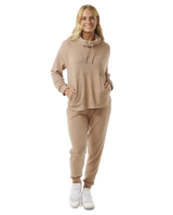 The Rip Curl Womens Cosy Hoodie in Beige