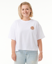 The Rip Curl Womens Icons Of Surf Heritage T-Shirt in White