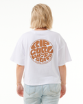 The Rip Curl Womens Icons Of Surf Heritage T-Shirt in White