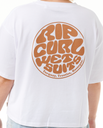 The Rip Curl Womens Icons Of Surf Heritage T-Shirt in White