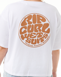 The Rip Curl Womens Icons Of Surf Heritage T-Shirt in White