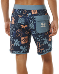 The Rip Curl Mens Mirage Owen SWC Boardshorts in Dark Navy