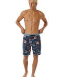 The Rip Curl Mens Mirage Owen SWC Boardshorts in Dark Navy