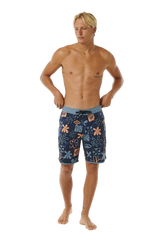 The Rip Curl Mens Mirage Owen SWC Boardshorts in Dark Navy