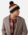 The Barts Mens Wilhelm Beanie in Burgundy