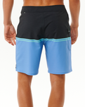 The Rip Curl Mens Mirage Combine Boardshorts in Blue Yonder