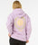 The Rip Curl Womens Cala Heritage Hoodie in Lilac