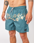 The Rip Curl Mens Framed Volley Shorts in Bluestone