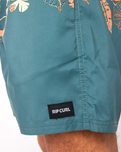 The Rip Curl Mens Framed Volley Shorts in Bluestone