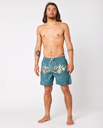 The Rip Curl Mens Framed Volley Shorts in Bluestone