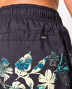 The Rip Curl Mens Framed Volley Shorts in Washed Black