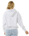 The Rip Curl Womens Varsity Hoodie in Grey Marle & Mid Blue