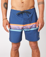 The Rip Curl Mens Mirage Retro Mama Fizz Boardshorts in Washed Navy