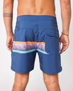 The Rip Curl Mens Mirage Retro Mama Fizz Boardshorts in Washed Navy