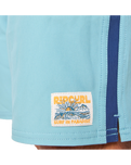 The Rip Curl Mens Easy Boardshorts in Dusty Blue