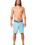 The Rip Curl Mens Easy Boardshorts in Dusty Blue