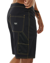 The Rip Curl Mens Mirage QSP Boardshorts in Black