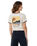 The Rip Curl Womens Colour Block Ringer T-Shirt in Off White