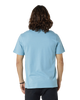 The Rip Curl Mens Horizon Badge T-Shirt in Dusty Blue