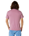 The Rip Curl Mens Down The Line T-Shirt in Mauve