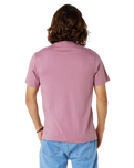 The Rip Curl Mens Down The Line T-Shirt in Mauve