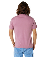 The Rip Curl Mens Down The Line T-Shirt in Mauve