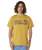 The Rip Curl Mens Down The Line T-Shirt in Mustard Gold