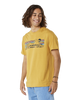 The Rip Curl Mens Down The Line T-Shirt in Mustard Gold