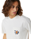 The Rip Curl Mens Shaper Embroidery T-Shirt in Bone