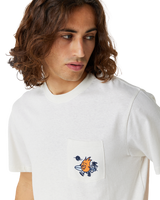 The Rip Curl Mens Shaper Embroidery T-Shirt in Bone