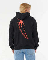 The Rip Curl Mens Eddie Would Go Zip Hoodie in Black