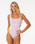 The Rip Curl Womens Sunrise Stripe Swimsuit in Lilac