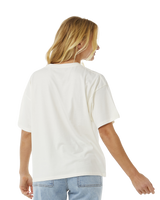 The Rip Curl Womens Tropical Tour Heritage T-Shirt in Bone