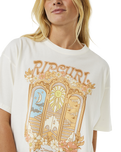 The Rip Curl Womens Tropical Tour Heritage T-Shirt in Bone