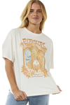 The Rip Curl Womens Tropical Tour Heritage T-Shirt in Bone