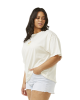 The Rip Curl Womens Island Heritage T-Shirt in Bone