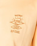 The Rip Curl Womens Search Icon Relaxed T-Shirt in Orange