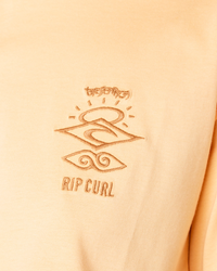 The Rip Curl Womens Search Icon Relaxed T-Shirt in Orange