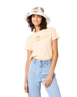 The Rip Curl Womens Jeffreys T-Shirt in Light Orange