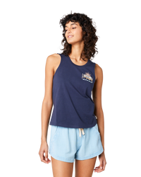 The Rip Curl Womens Jeffreys Vest in Navy