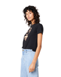 The Rip Curl Womens Re-Entry T-Shirt in Black