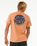 The Rip Curl Mens Wetsuit Icon T-Shirt in Clay