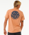 The Rip Curl Mens Wetsuit Icon T-Shirt in Clay