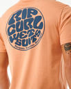 The Rip Curl Mens Wetsuit Icon T-Shirt in Clay