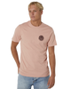 The Rip Curl Mens Wetsuit Icon T-Shirt in Light Peach